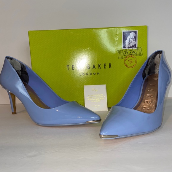 Ted Baker Shoes - NWB Ted Baker Wishrr Pump Blue Patent Leather